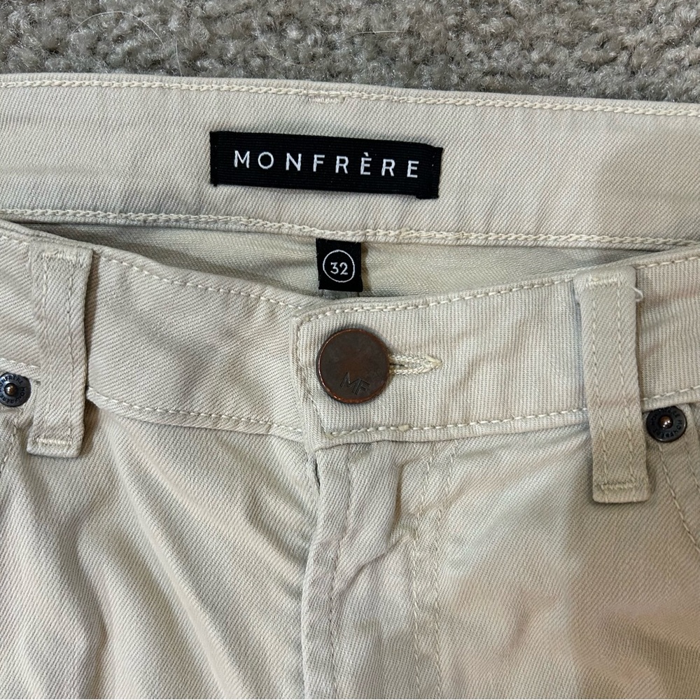 MON FRERE Brando‎ Parisian Luxe Slim Fit Khaki Pants - Picture 6 of 8